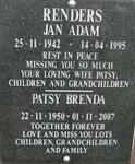 RENDERS Jan Adam 1942-1995 & Patsy Brenda 1950-2007