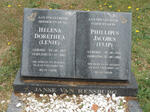 RENSBURG Phillipus Jacobus, Janse van 1931-2003 & Helena Dorethea 1927-2002