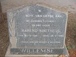 WILLEMSE Barend Mattheus 1911-1955