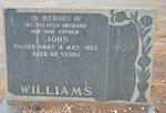 WILLIAMS John -1965