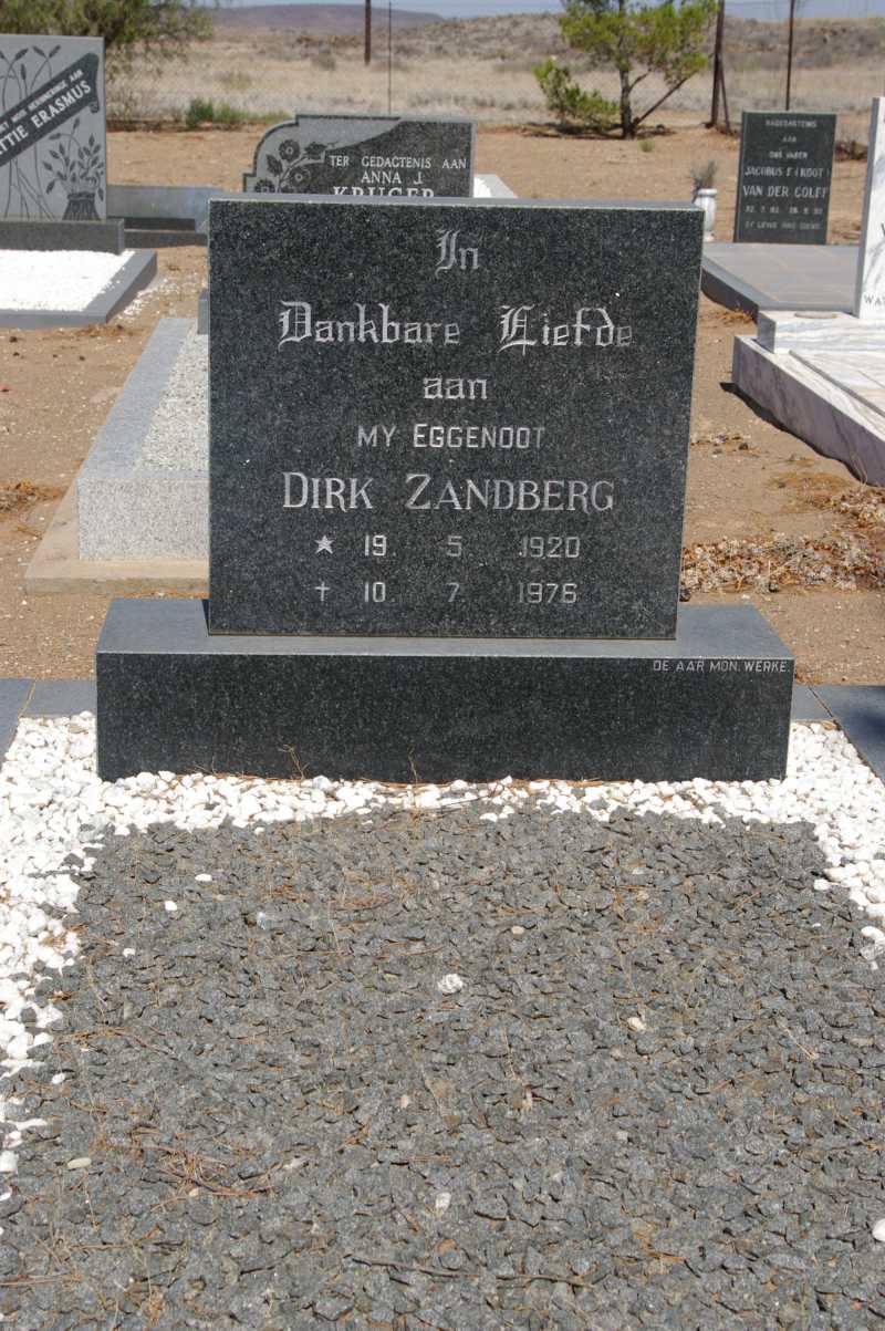 ZANDBERG Dirk 1920-1976