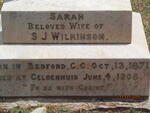 WILKINSON Sarah 1871-1908