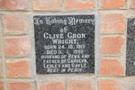 WRIGHT Clive Cron 1919-1998