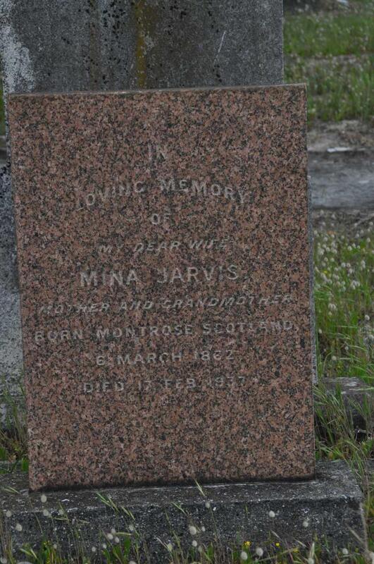 JARVIS Mina 1862-1937