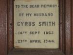 SMITH Cyrus 1863-1944