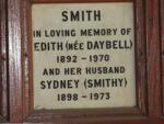 SMITH Sydney 1898-1973 & Edith DAYBELL 1892-1970