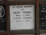 YOUNG Bert 1898-1968 & Edna 1902-1973