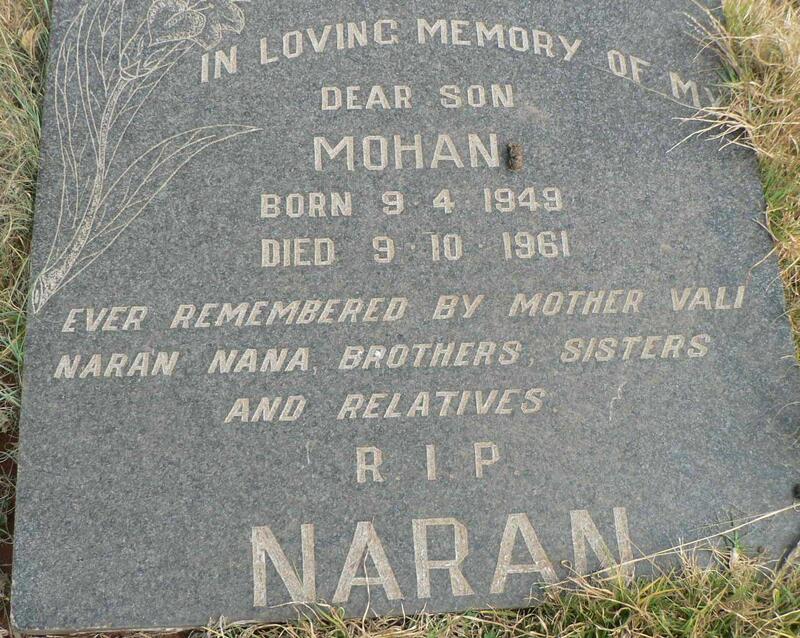 NARAN Mohan 1949-1961