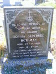 BOTHMAN Sophia Gertrude 1909-1981
