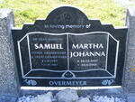 OVERMEYER Samuel 1929-1987 & Martha Johanna 1927-2008
