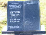BRAND Esther 1935-1997