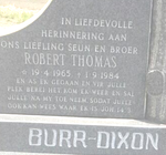 DIXON Robert Thomas, BURR 1965-1984