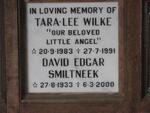 SMILTNEEK David Edgar 1933-2000 :: WILKE Tara-Lee 1983-1991