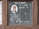 VELDSMAN Stanley George 1929-1991