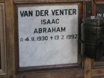 VENTER Isaac Abraham, van der 1930-1992