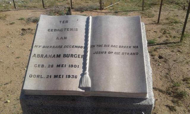 BURGER Abraham 1901-1936