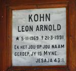KOHN Leon Arnold 1969-1991