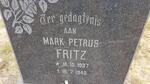 FRITZ Mark Petrus 1937-1940