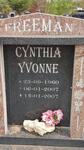 FREEMAN Cynthia Yvonne 1960-2007