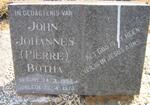 BOTHA John Johannes 1952-1973