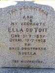TOIT Ella, du 1897-1928 :: DU TOIT Stella