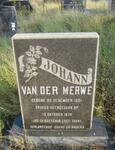 MERWE Johann, van der 1951-1974