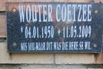 COETZEE Wouter 1950-2009