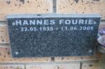 FOURIE Hannes 1935-2008