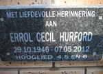 HURFORD Errol Cecil 1946-2012