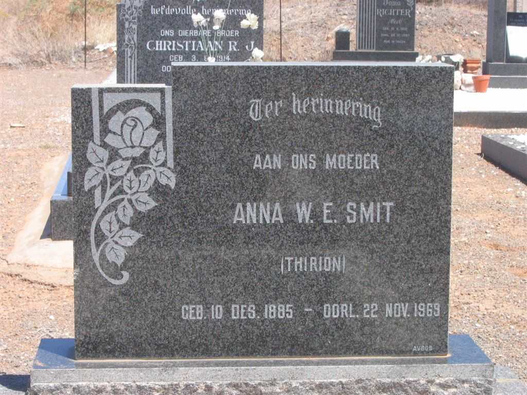 SMIT Anna W.E. née THIRION 1885-1969