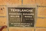 TERBLANCHE Francois Willem 1943-2015 & Susanna Maria 1949-