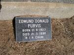 PURVIS Edmund Donald 1923-1998