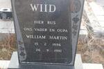 WIID William Martin 1886-1981