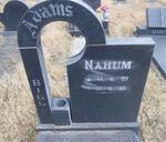 ADAMS Nahum 1927-1989