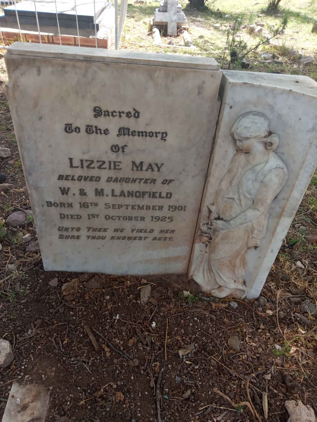 LANGFIELD Lizzie May 1901-1925