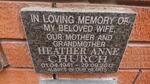 CHURCH Heather Anne 1941-2012