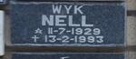NELL Wyk 1929-1993