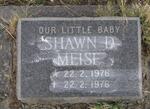 MEISE Shawn D. 1976-1976