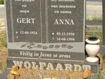 WOLFAARDT Gert 1934- & Anna 1938-1999