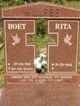 WULFSE Boet 1941-2000 & Rita 1944-