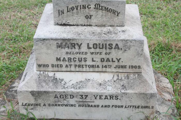 DALY Mary Louisa -1909