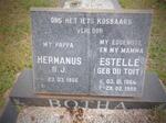 BOTHA Hermanus B.J. 1956- & Estelle DU TOIT 1964-1999