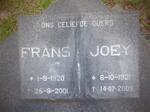 BURGER Frans 1920-2001 & Joey 1921-2009