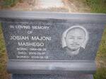 MASHEGO Josiah Majoni 1964-2009