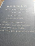 ROSSOUW Willem Daniel 1918-2000