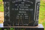 BOTHA Elsje Margaretha nee DE WIT 1885-1973