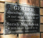 GERBER Jacobus Stefanus 1927-2012 & Sarah Magdalena 1925-2002