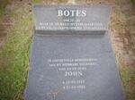 BOTES John 1923-2003