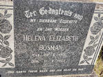 BOSMAN Helena Elizabeth 1901-1962