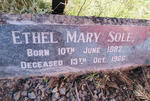 SOLE Ethel Mary 1882-1966